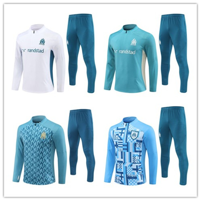 2024 2025 Greenwood survêtement de football 24 25 BALERDI veste foot OM ensemble d’entraînement maillot hommes enfants jogging