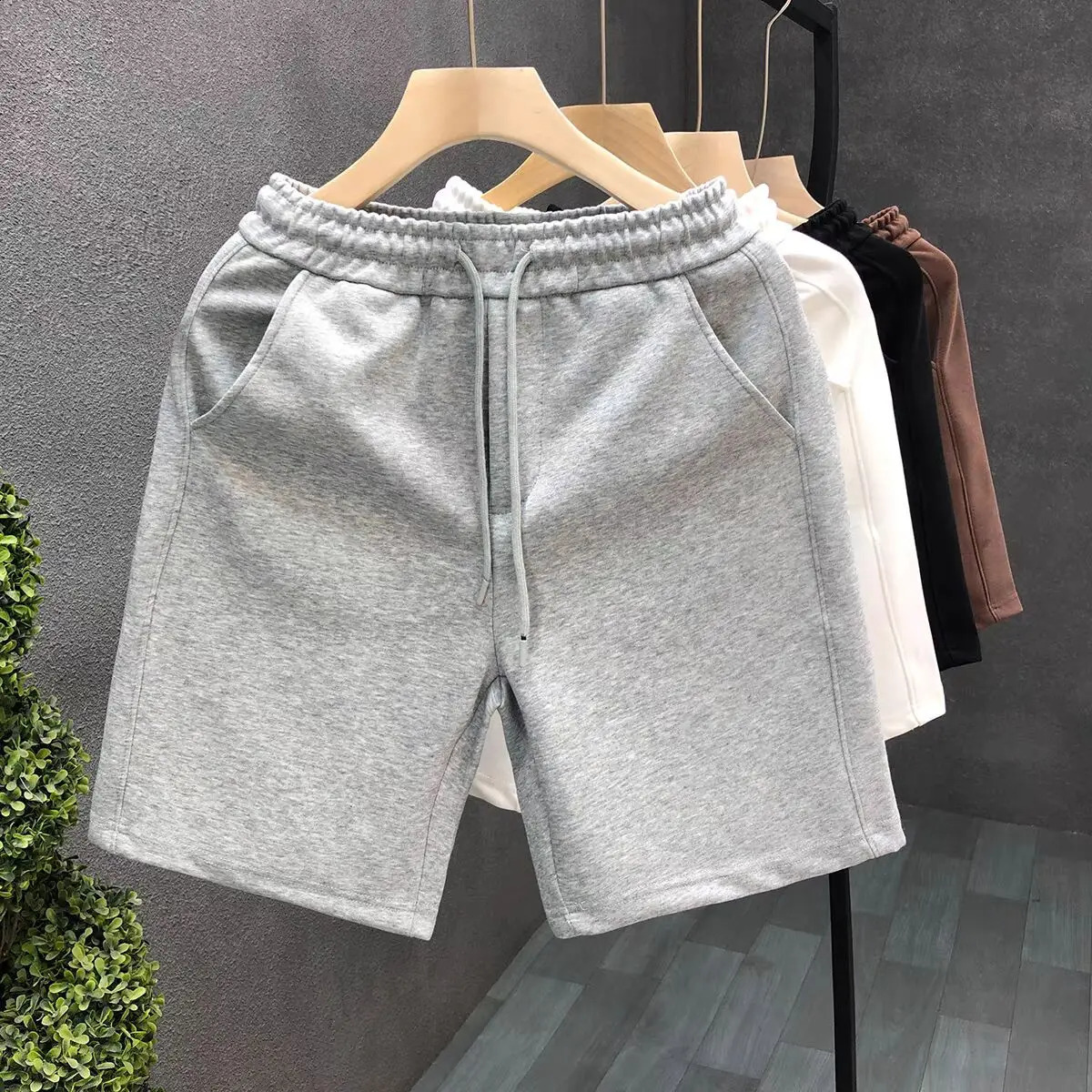 2024 Unisex Summer Outlook Casual Shorts Wholesale Soft and Comfortable High Quality Printed Elastic Customized 240927