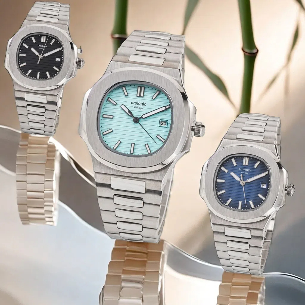 men's automatic mechanical watch classic style 42mm stainless steel strap watch sapphire super luminous watches watches-image-425363238