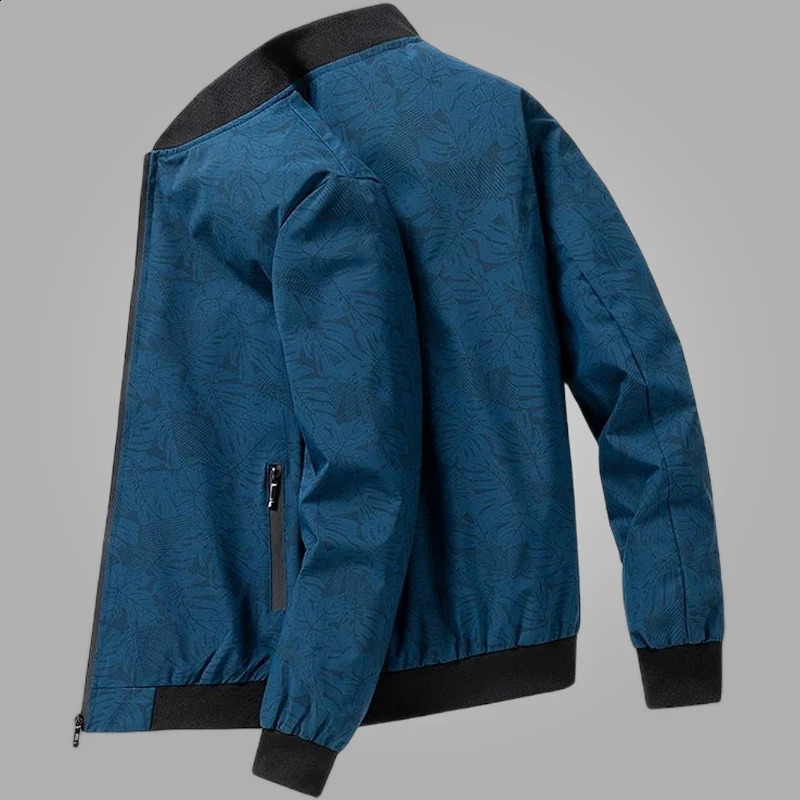 2023 Autumn Baseball Jacket for Men Printed Windbreaker Streetwear Fashion Slim Fit Spring Bomber Mens College Coat 240929