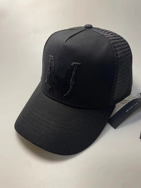 Ball Caps 2024 Designer LEXURIE LETTRE BRODERIE Bend Wave Caps Male Hip Hop Visor Mesh Male Femelle Cross Punk Baseball HATS 25ss