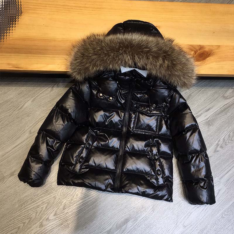 Designer Kids Winter Down Jacket Coat Boy Girl Outerwear Jackets Thick Warm Outwear Coats Parkas Fashion Classic red black white blue green Child-image-1022959238