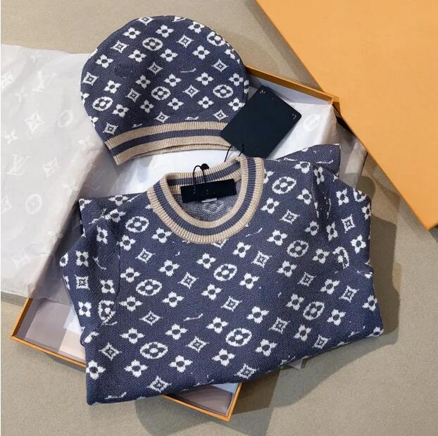 Baby Rompers Designer Blanket Kids Long Sleeve Cotton Jumpsuits Infant Girls Cotton cashmere knitting Romper hat 0-24 month-image-1027045189