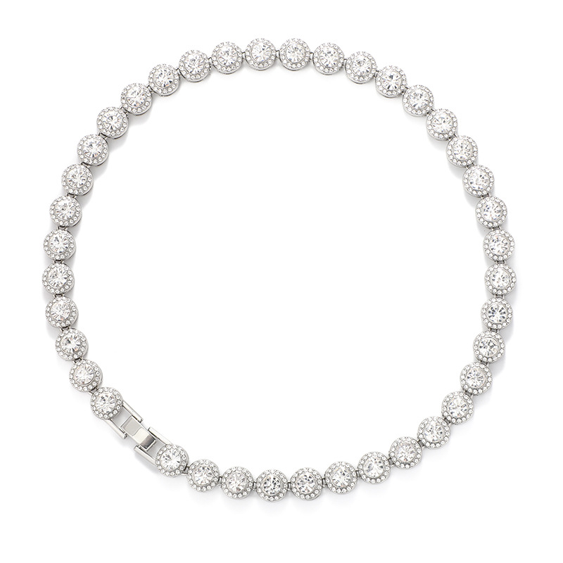 Angelic necklaces designer diamond necklace for men designer necklace women charm chain plated silver necklace luxury designer jewelry hip hop st-image-955945085