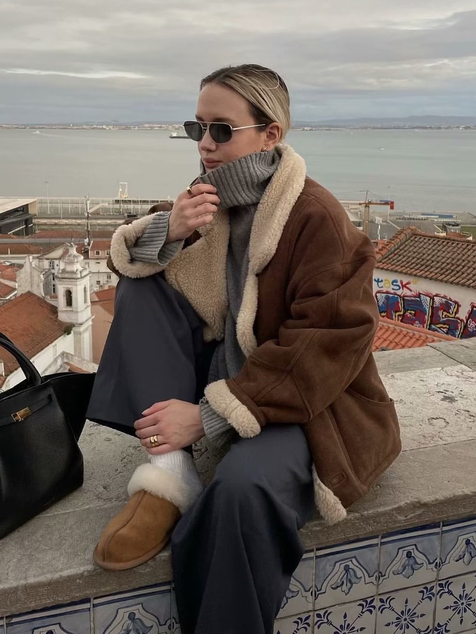 Women's Jackets Vintage Loose Casual Warm Fashion Single Breasted Coat Women Autumn Coat