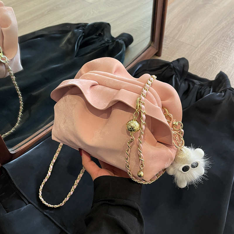 handbag New designer trendy single shoulder casual fashion pleated shell trend crossbody bag multifunctional cloud