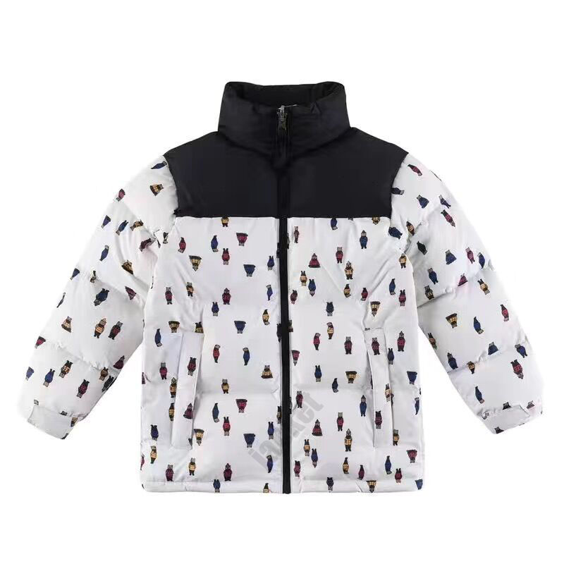 Kids Parka Jacket Down Coat Boy Girl NF Double G jointly name Hoodie Jackets Hood Hat Removable Winter Outdoor Snow Ski Tops Outerwear Yout S260923