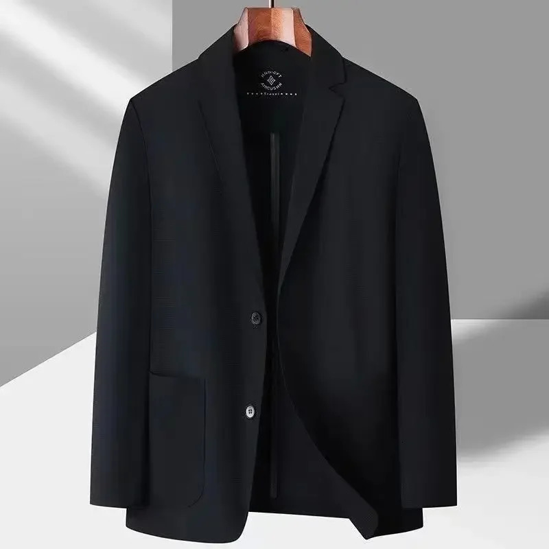 Business Coat Oversize Black Dress Jackets Mens Suit Plus Big Size Male Blazer Spring Clothes in Classic 240930