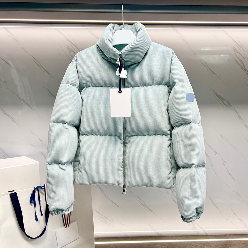 Designer Short Womens Coat Autumn Winter Parkas Men Thin Jacket Windbreaker Waterproof Down Jackets Coats Warm Outerwear Blue