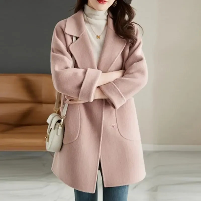 Ajustement lâche de style coréen automne et hivernal adapté à la perte de poids Version décontractée à la mode