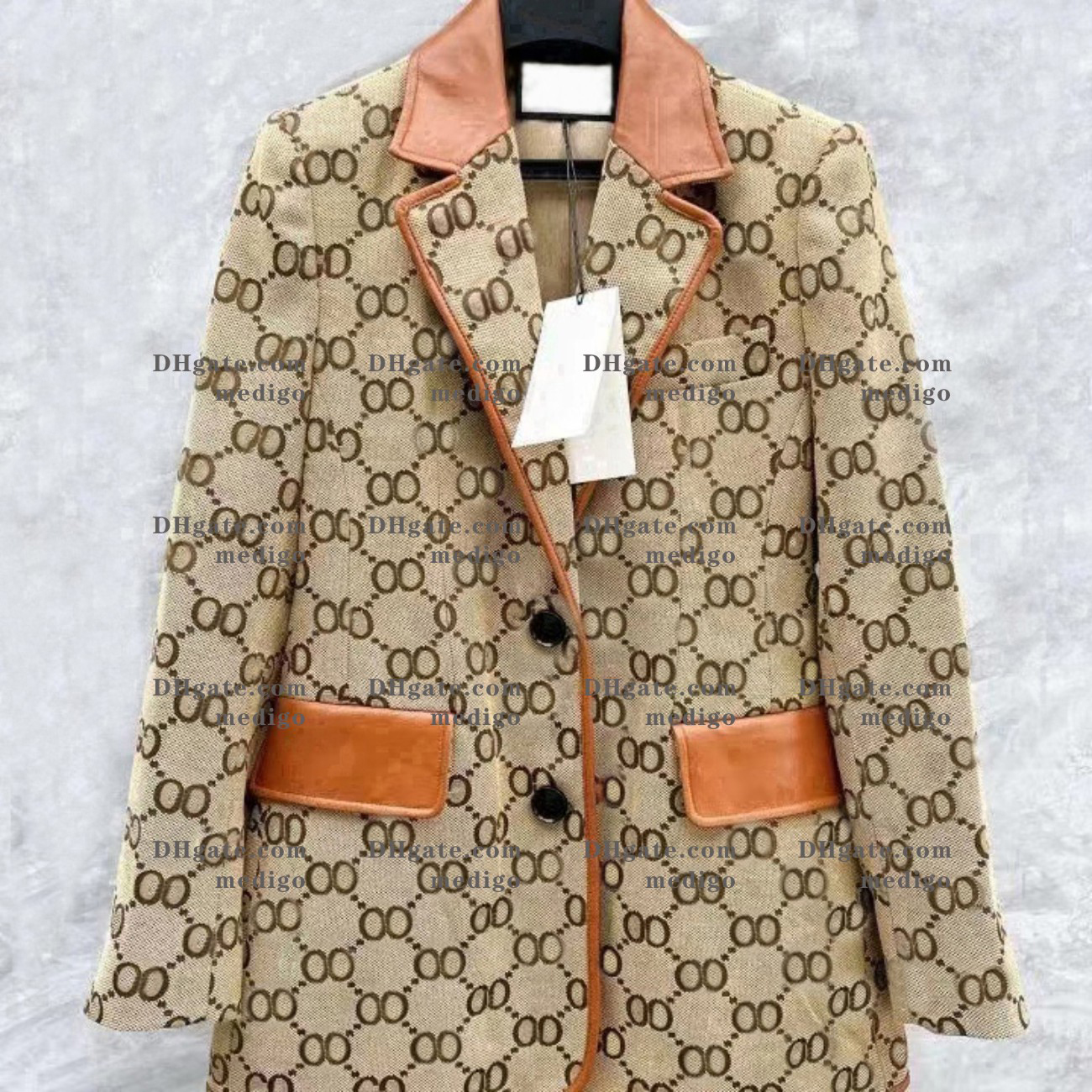 medigo788 mode femmes costume vêtements de marque blazer avec lettres complètes printemps nouveaux hauts publiés