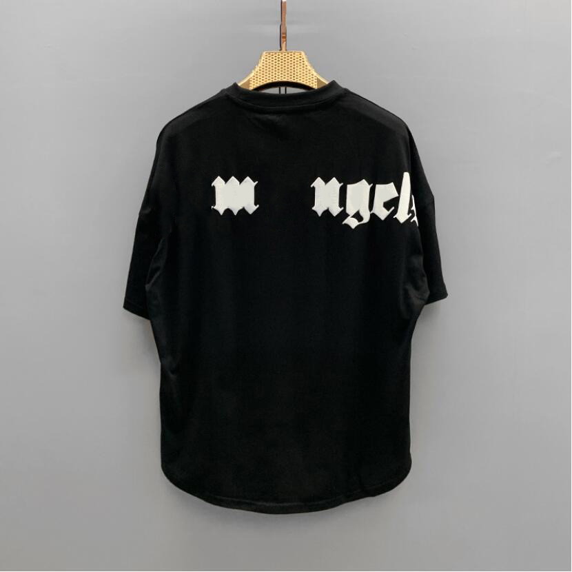 Black and white styles Designer mens T-shirt letter print Back letter casual tops round neck tees womens t shirt short sleeve summer tide tee s-x-image-935025433