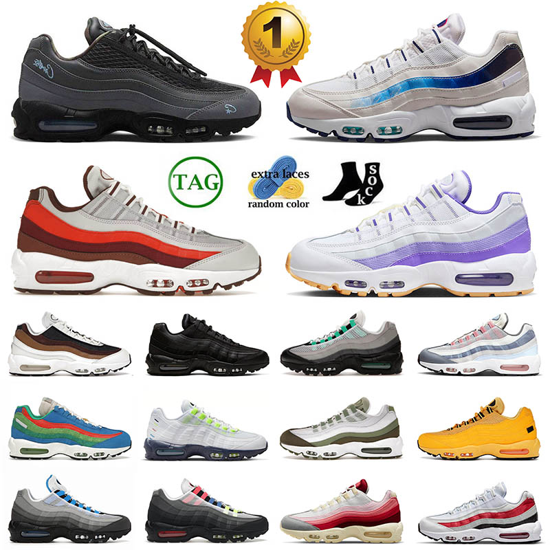 nike air max 95 airmax 95s Chaussures de course blanc rouge noir Game Royal fish scale Earth Day Iron Grey Bordeaux sneakers pour hommes