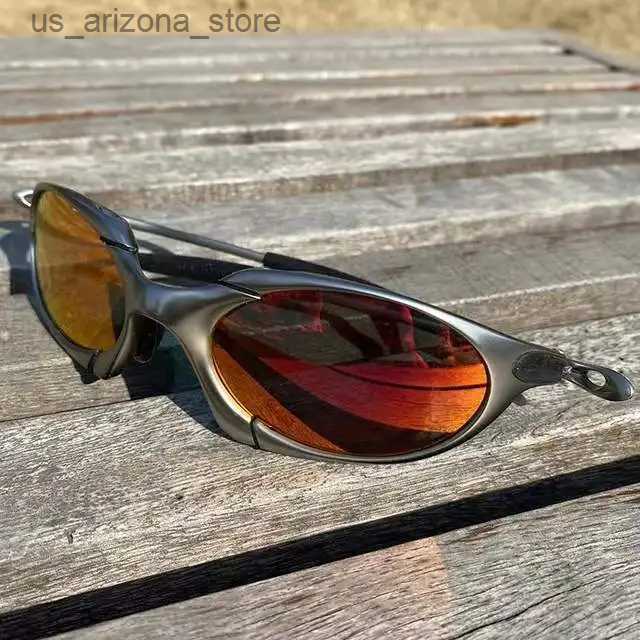 Sunglasses 2023 Polarized Romeo X metal Sunglasses Men Sport Riding Cycling Eyewear Road Bike MTB Goggles Bicycle Sun Glasses Q240102-image-935063630