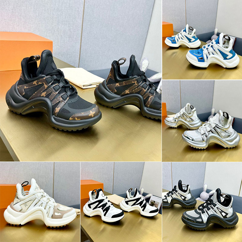 Designer Shoes Womens archlight sneakers 1ACGN Oversized Tongue Bouncy Wave Shaped Outsole Platform shoes Advanced with original box-image-954110323