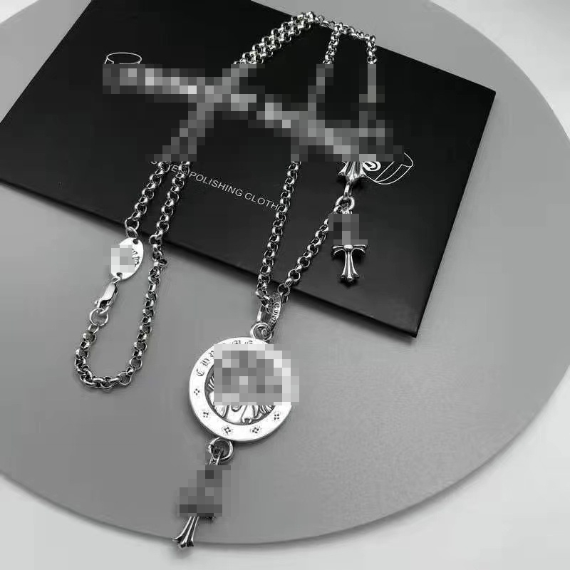 Sword Cross Pendant Necklace for Women and Men Hipster Punk Retro Hip Hop Necklace-image-935664435