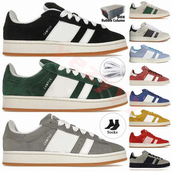Luxury designer shoes Casual Shoes 00s Suede Sneakers grey Black Dark Green Cloud Wonder White Valentines Day Semi Lucid Blue Ambient Sky mens wo-image-932962101