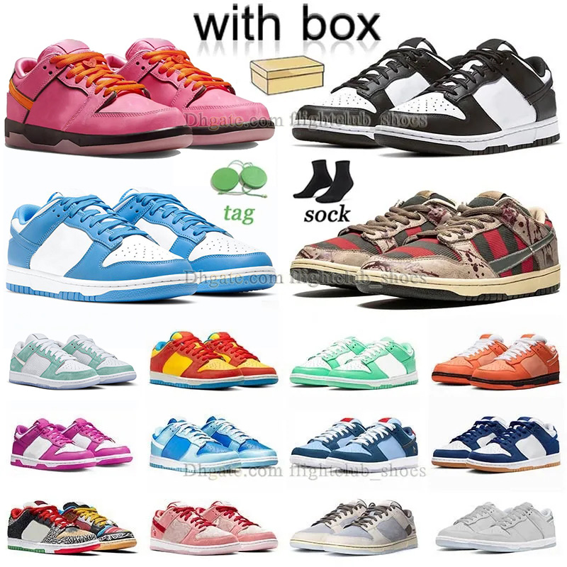 With Box Low panda Running Shoes dubks Triple Pink Freddy Krueger Jarritos Chunky dunky Dodgers april skateboards Yuto Horigome Designer Sneaker big