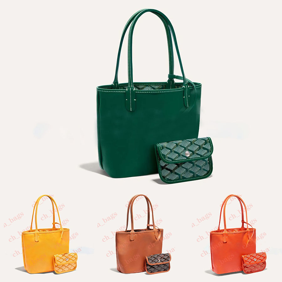 Fashion S Designers Tote Bag Womens Men Wallets Wholesale Mini Crossbody Double Sided Shopping Totes Handbag Pochette Hobo Leather Shoulder 