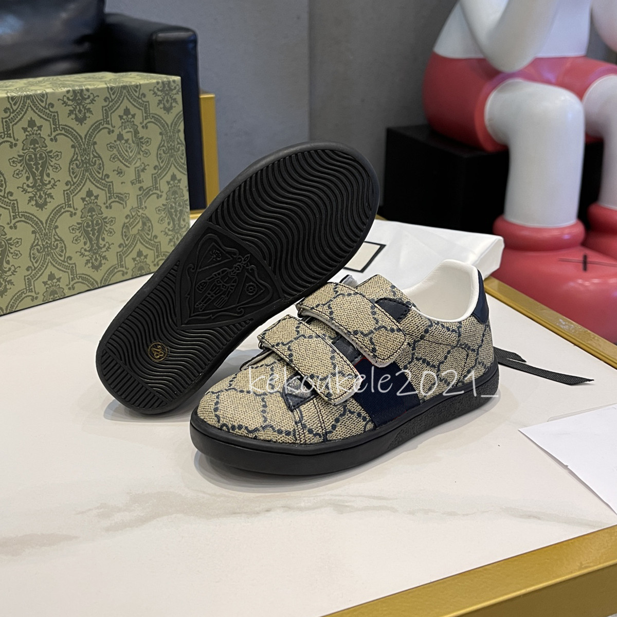 Baskets en cuir Enfants décontractés courir des chaussures d'école pour les filles garçons
