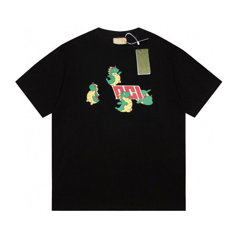 New Custom Mesh Gradient Printed Short Sleeve Women Men's Designer High Version T Shirts Men's Plus Size h43955