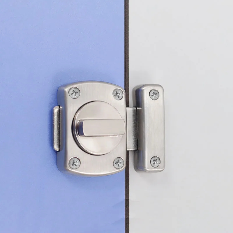 Zinc Alloy Anti-Theft Deduction Door Bolt Hotel Home Safety Lock Buckle Sliding Platic Window Latch Hardware Part-image-936733512