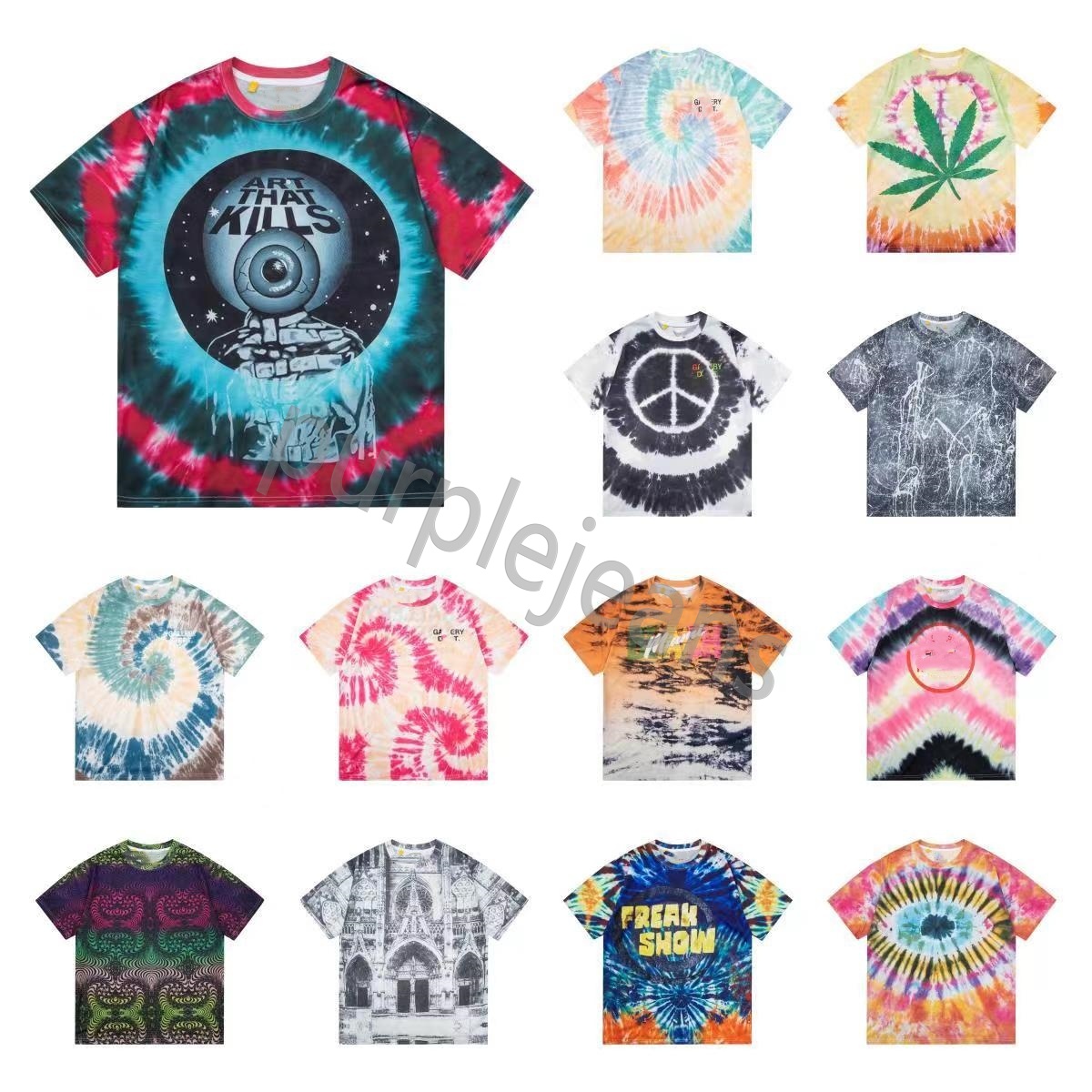 Mens T Shirts Designer Fashion Short Sleeves Galleries Cottons Tees Letters Print Depts High Street S Women Leisure Unisex Tops Size S-XL-image-936796047