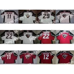 College Hockey Wears Thr Customize WHL Vancouver Giants Mens Womens Kids 22 Matt Kassian 12 Adam Courchaine 29 Tristan Grant Ice Hockey Jerseys Goalit Cut