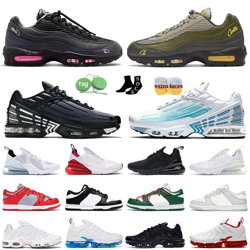 Tn 3 Plus Tns Sneakers OG Max 95 Running Shoes Classic Black White Panda Low Women Mens Trainers University Red Pink Beam Maxs 270 27C Outdoor Sport