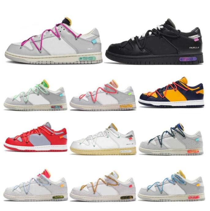 2024 TOP Designer sb ow Mens Women Skate Casual Shoes off Chunky Grey Midas Atlas Lost UNC Coast Chicago Black White Laser Orange Trainers dunksb du