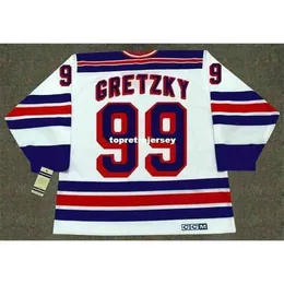 Shirts Jerseys Mens Jerseys Wayne Gretzky 1996 Ccm Vintage Home Retro Hockey Jersey