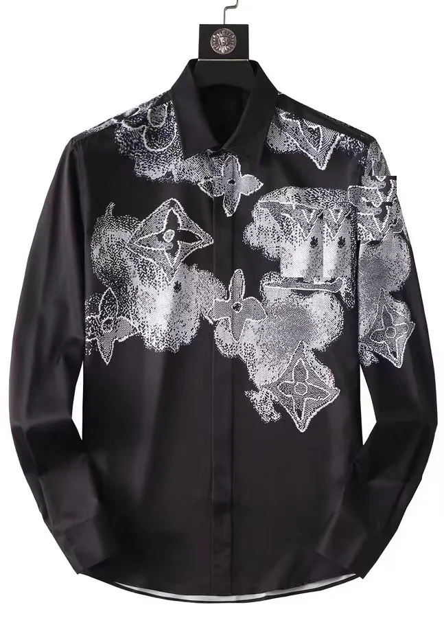 2024 Designers Mens Dress Shirts Business Fashion Casual Shirt Brands Men Spring Slim Fit ShirtsAsian size S-3XL #01 895441808-image-937161803