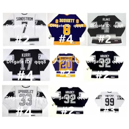 Vintage CCM Hockey Jersey Jari Kurri Sandstrom Marty McSorley MARCEL DIONNE BERNIE NICHOLLS DREW DOUGHTY ANZE KOPITAR LUC