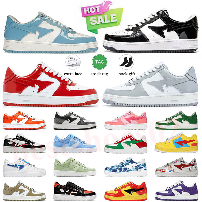 2024 Hotsale OG Originals Designer A Bathing Sta Sk8 Casual Shoes Women Mens Low Trainers Color Camo Combo Pink Patent Leather Platform JJJJounds Jo