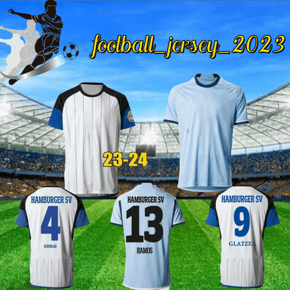 23 24 Hamburger SV Soccer Jerseys VAGNOMAN ONANA LEIBOLD REIS KITTEL GLATZEL DUDZIAK 23 2024 HSV hommes kit enfants chemises de football uniforme