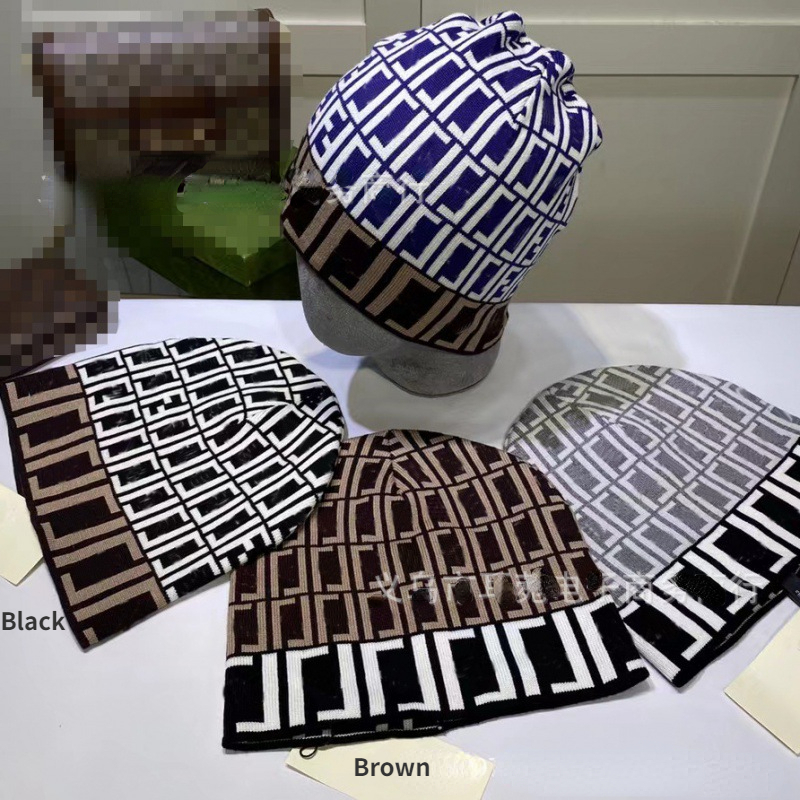 Unisex Designer Beanies New Woolen Hat Letters Printed Korean Version Fashion Warm Knit Hat Autumn and Winter-image-937630961