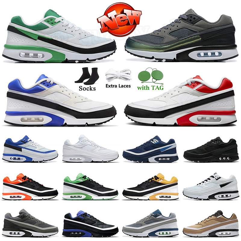 2024 Air Max BW OG Running Shoes Chaussures de sport de concepteur Hommes Femme de sport Matelas de chanvre rouge 91 Coupe Lyon Chaussures de spo