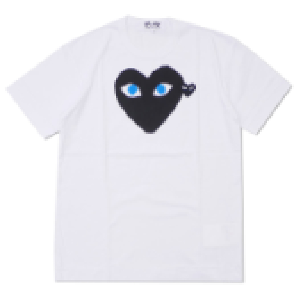 PLAY Mens T Shirts Red Heart Fashion Luxury Designer Embroidered Casual T Shirt Cotton Printed Short Slve Women High Quality Tshirts Summer Oversize