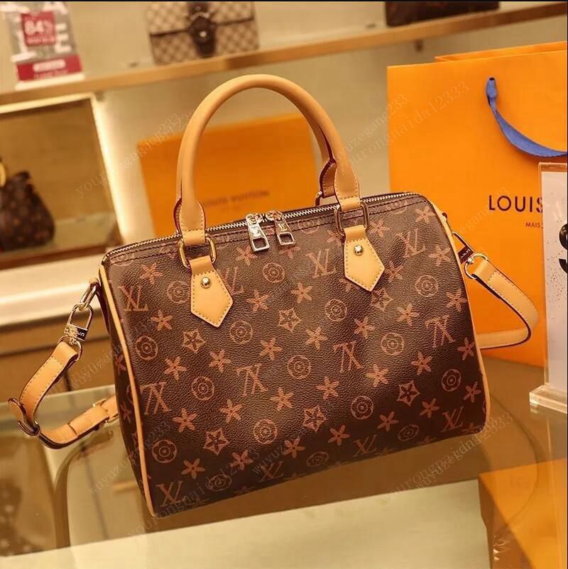 Designer Women Boston Bags Speedy Gym BANDOULIIERE Inclined Shoulder Bag Womens Pillow Mono Handbag fashion Crossbody Bags