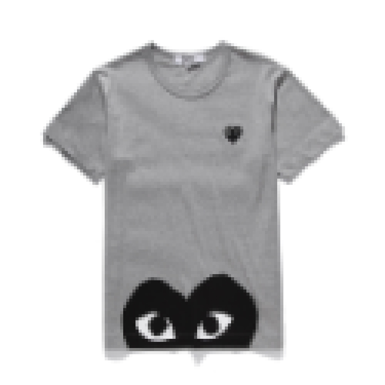 PLAY Mens T Shirts Red Heart Fashion Luxury Designer Embroidered Casual T Shirt Cotton Printed Short Slve Women High Quality Tshirts Summer Oversize