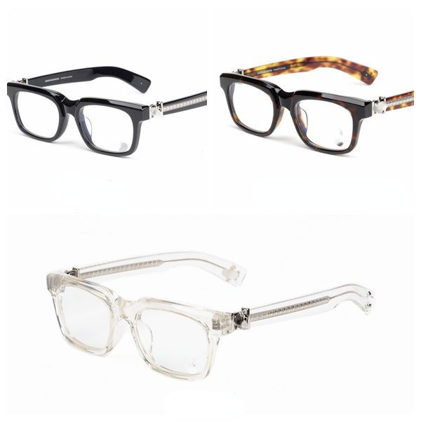 Unisex Designer Glasses Fashion Crosses Panel Frame Retro Myopia Frame with Mirror Literary Trendy Optical Glasses-image-937977708