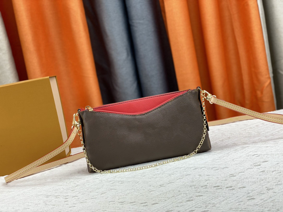 2024 designer bag letter Women&#039;s Bag chain bag luxurys designers bags women shoulder handbags embossed flower fashion female crossbody purse-image-938090539