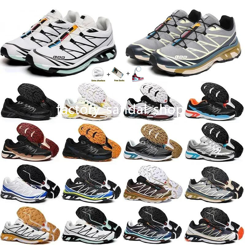 Chaussures de créateur salo chaussures de course sport neigecross cs speed cross lab noir jaune trois collisions blanches randonnées de chaussure