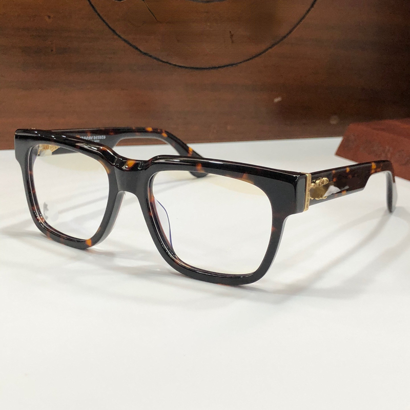 Designer Glasses Simple Sword Pattern Large Panel Glasses Frame Casual Trendy Square Frame Flat Light Mirror Myopia Glasses Frame-image-992588158