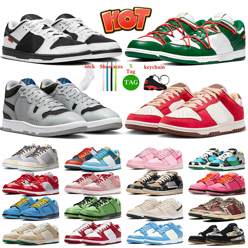 Mac Attack Designer Shoes Panda dunkies Classic dunke low Travis Trainers Off Cacao Wow Chicago The Powerpuff Girls White Scotts Men Women Dhgate Sn