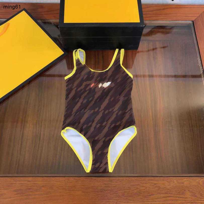 23ss Kids One-pieces Swimsuit Girl&#039;s Swimsuit Girls Swimwear Designer Summer Logo Print Pure Cotton Girls Swim Wear Beach Bikinis Children S-image-1046548958