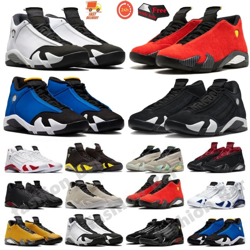 LOOD LETTER 14S PANDA LANEY GINGER BASKETBALL CHAUSSIONS 14S FLINT GRY Black Toe Last Shot Gym Red Toro Wolf Grey Outdoor Sports Sneaker Taille E