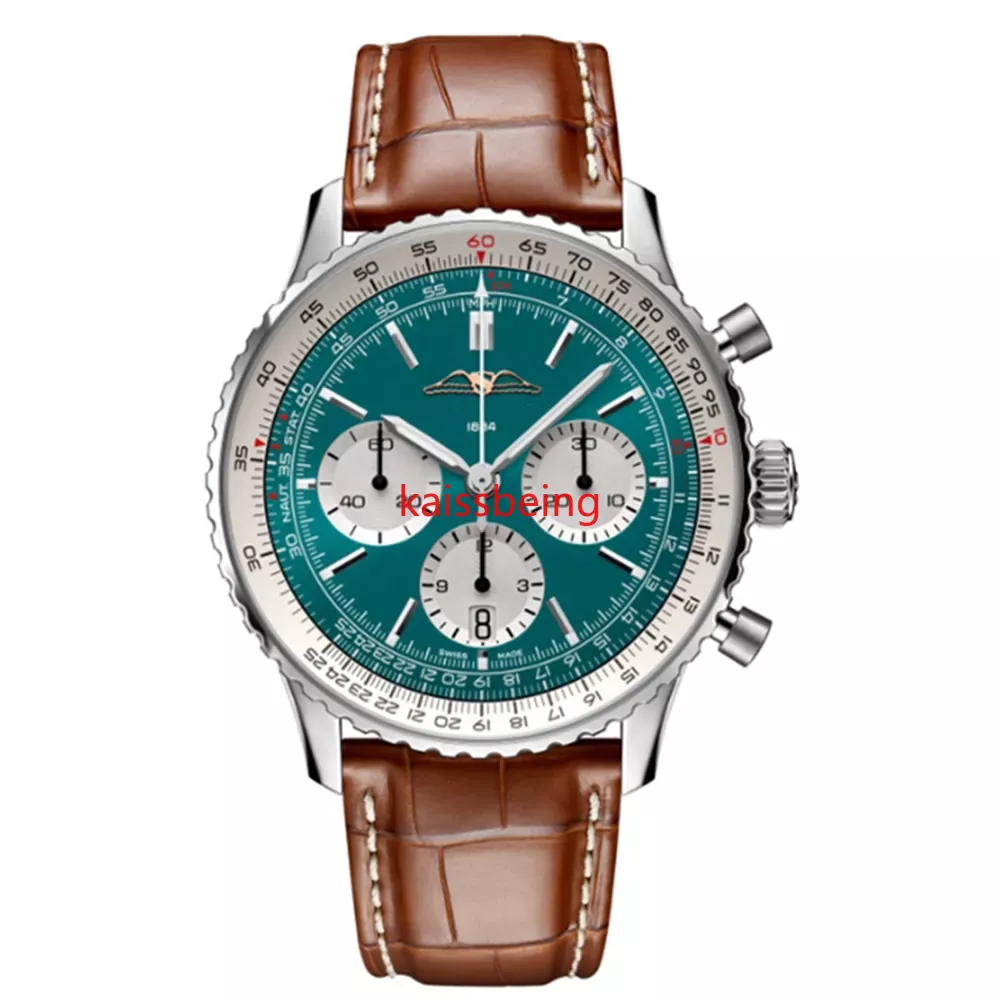 Watch's Watch Classic Classic multifonctionnel en acier inoxydable Date automatique Date de montre commercial Chronograph Quartz Clock 138