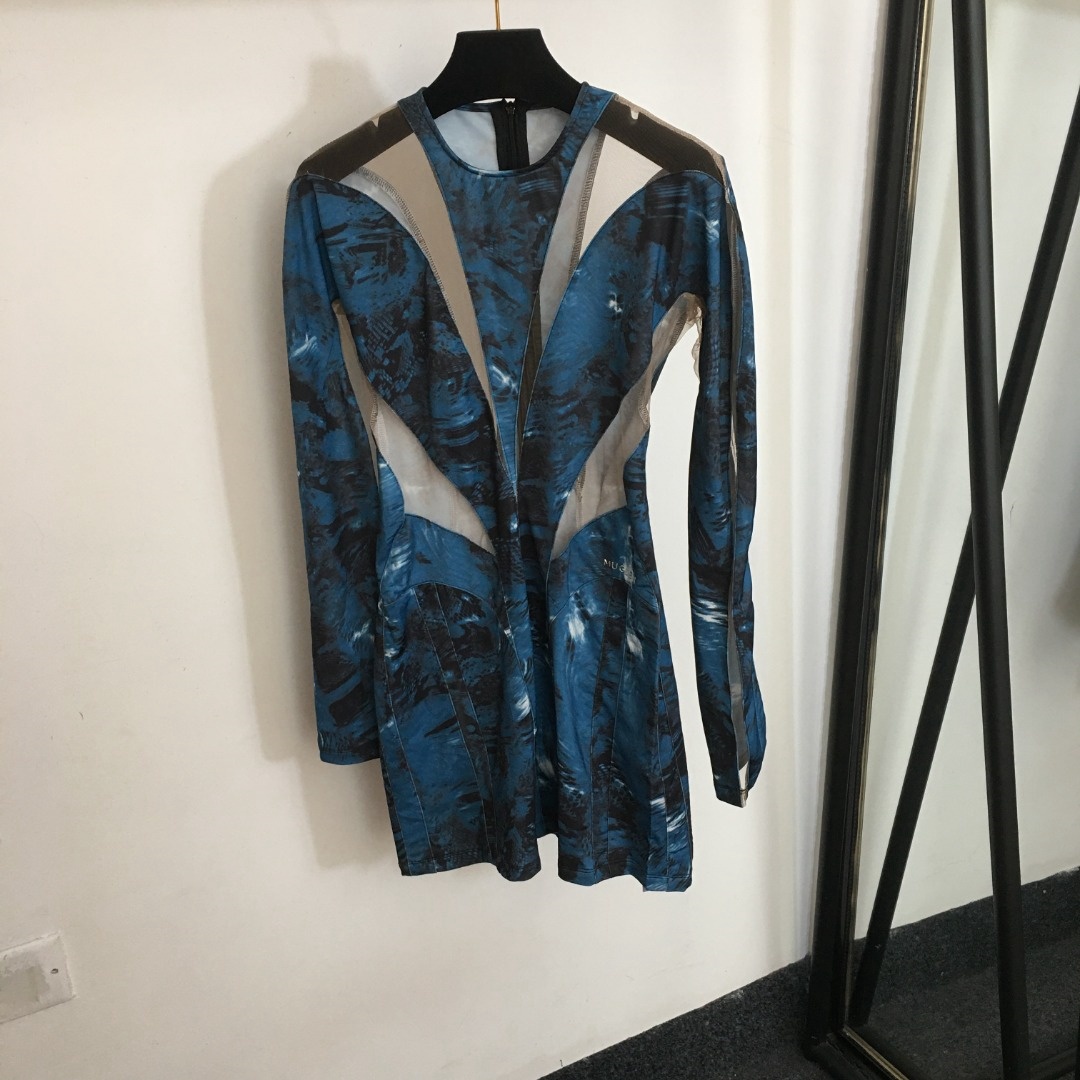 Robes décontractées Robe de créateur australienne 2023 Printemps / Été Nouvelle robe longue en soie imprimée à fleurs Dede