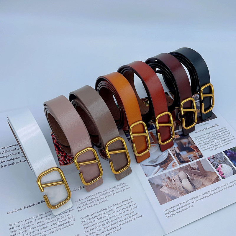 Designer belt fashion buckle genuine leather women belt Width 3.0cm Highly Quality Real leather designer women mens belts 5A quality gift with bo-image-938585067